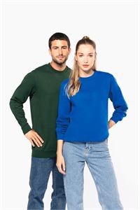 FELPA UNISEX GIROCOLLO IN TESSUTO RICICLATO